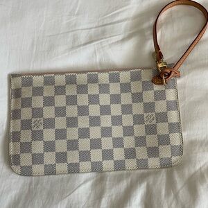 Louis Vuitton Damier Azur Neverfull MM GM Pochette